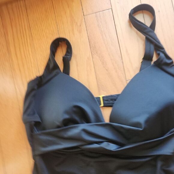 Chic Black Cutout Swimsuit- Women's Size 2x - Picture 4 of 5